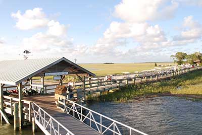 Dock at Dewees Island, South Carolina